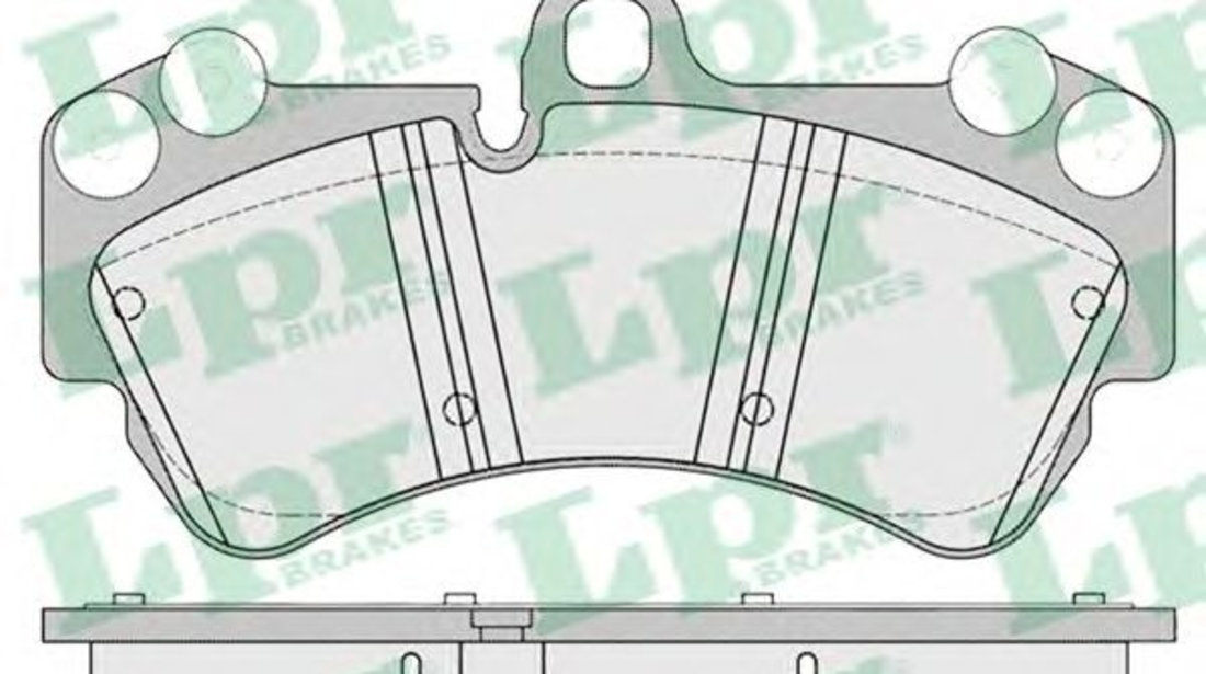 Set placute frana,frana disc VW TOUAREG (7LA, 7L6, 7L7) (2002 - 2010) LPR 05P1226 piesa NOUA