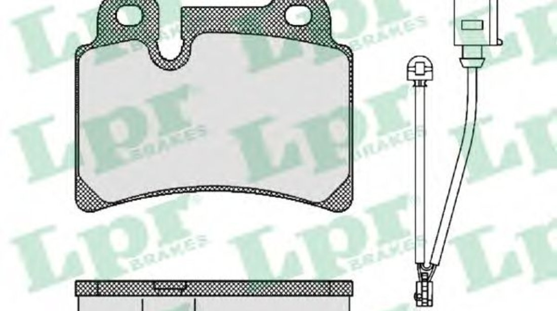 Set placute frana,frana disc VW TOUAREG (7P5) (2010 - 2016) LPR 05P1380 piesa NOUA