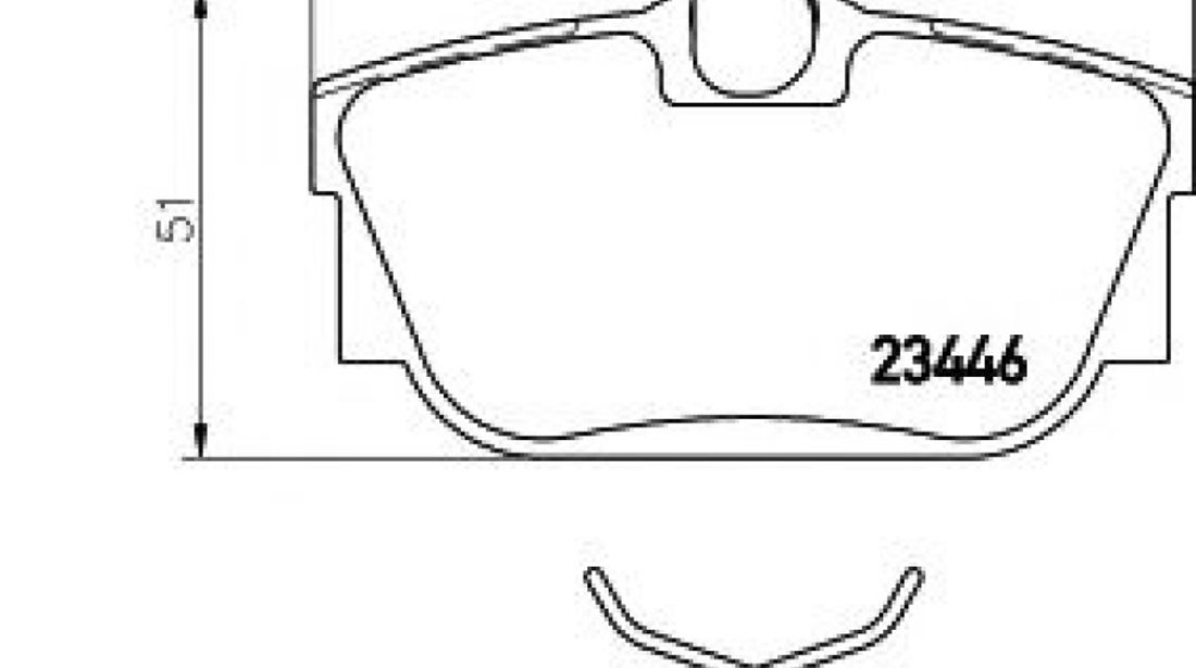 Set placute frana,frana disc VW TRANSPORTER IV caroserie (70XA) (1990 - 2003) TEXTAR 2344605 piesa NOUA