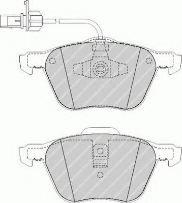 Set placute frana,frana disc VW TRANSPORTER IV bus (70XB, 70XC, 7DB, 7DW, 7DK) (1990 - 2003) FERODO FVR1497 piesa NOUA