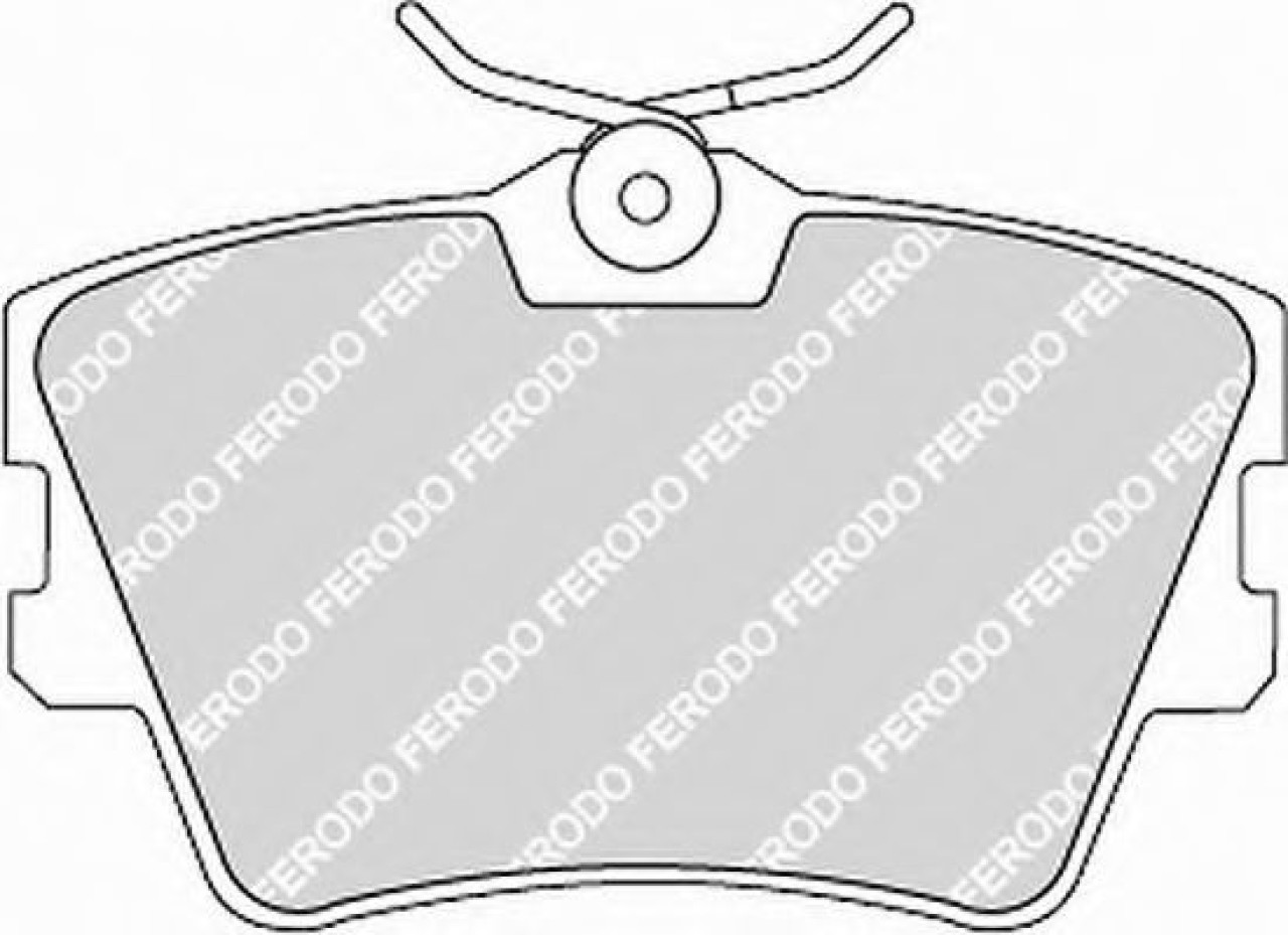 Set placute frana,frana disc VW TRANSPORTER IV platou / sasiu (70XD) (1990 - 2003) FERODO FVR1132 piesa NOUA