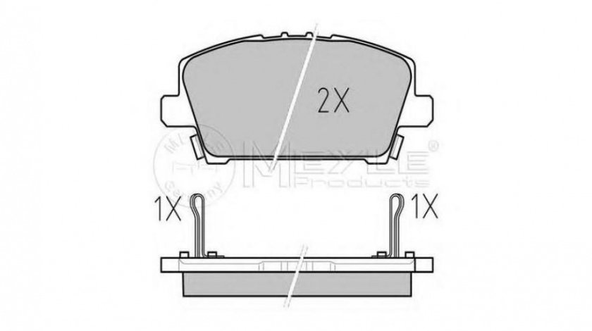 Set placute frana Honda CIVIC VIII Hatchback (FN, FK) 2005-2016 #2 0252408717W