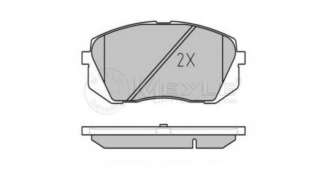 Set placute frana Hyundai i30 (FD) 2007-2011 #2 0252450116PD