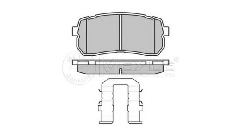 Set placute frana Hyundai MONTANA bus (TQ) 2008-2016 #2 0252455915W