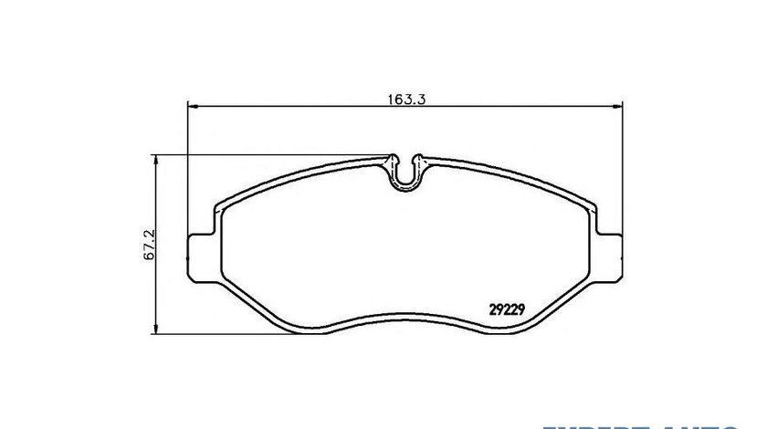 Set placute frana Iveco DAILY IV platou / sasiu 2006-2011 #2 0986494293