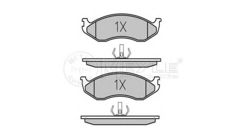 Set placute frana Jeep WRANGLER Mk II (TJ) 1996-2008 #2 0252182217