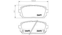 Set placute frana Kia CARENS III (UN) 2006-2016 #2...