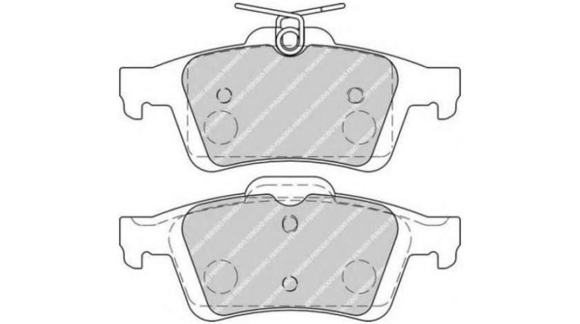 Set placute frana Mazda 3 (BL) 2008- #3 0986494127