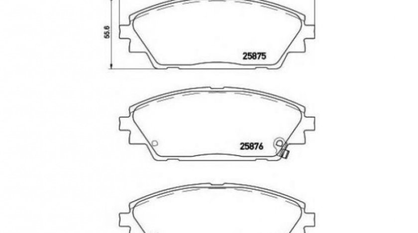 Set placute frana Mazda 3 (BM) 2013-2016 #2 2587501