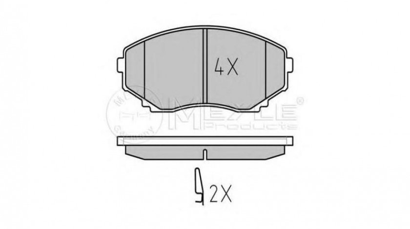 Set placute frana Mazda MPV I (LV) 1988-1999 #2 0252351516W