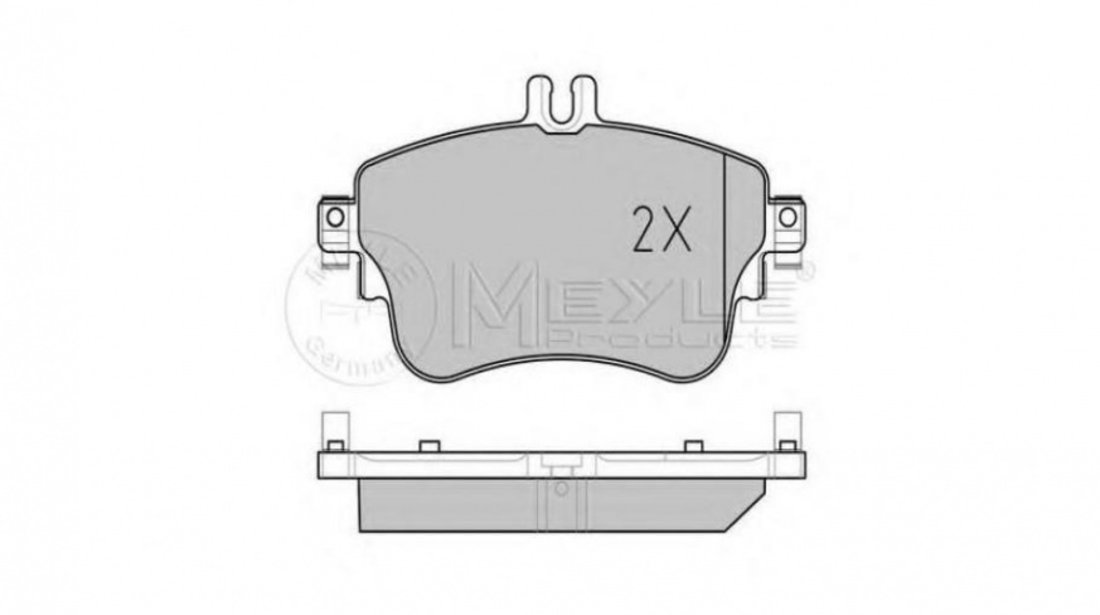 Set placute frana Mercedes A-CLASS (W176) 2012-2016 #2 0064204820