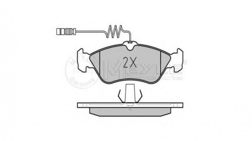 Set placute frana Mercedes G-CLASS (W460) 1979-1993 #2 0024204020