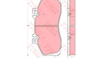 Set placute frana Mercedes VARIO cabina cu motor 1...