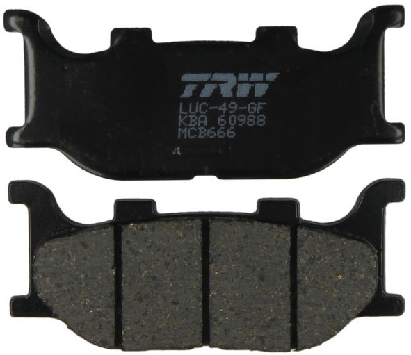 Set Placute Frana Moto Fata Trw MCB666