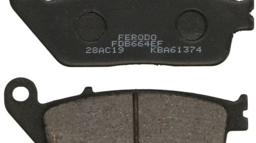 Set Placute Frana Moto Spate Ferodo Bmw C; Cagiva Navigatie; Daelim Roadwin, VL; Honda CB 125-1811 1990-2019 FDB664EF