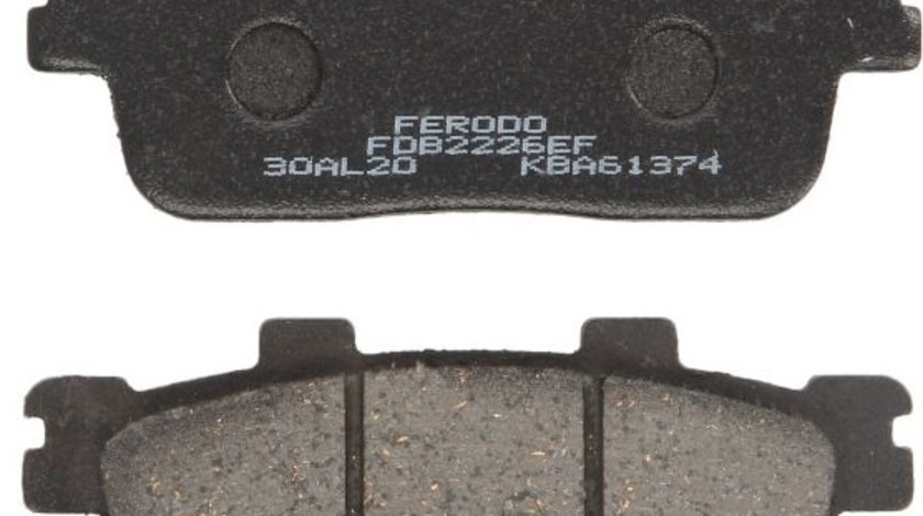 Set Placute Frana Moto Spate Ferodo Peugeot LXR; Sangyang/SYM GTS, HD, Joymax, Joyride 125/200/250 2003-2012 FDB2226EF