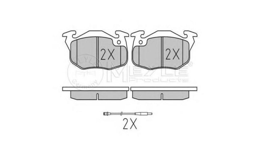 Set placute frana Peugeot 305 Mk II combi (581E) 1982-1990 #2 0252090518