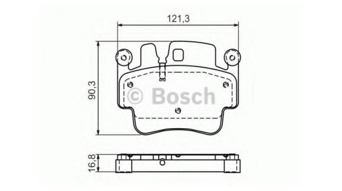 Set placute frana Porsche CAYMAN (987) 2005-2013 #2 098200