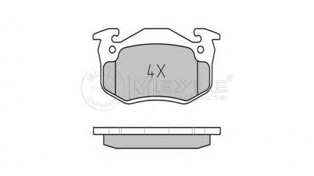 Set placute frana Renault EXTRA Van (F40_, G40_) 1985-1998 #2 014480