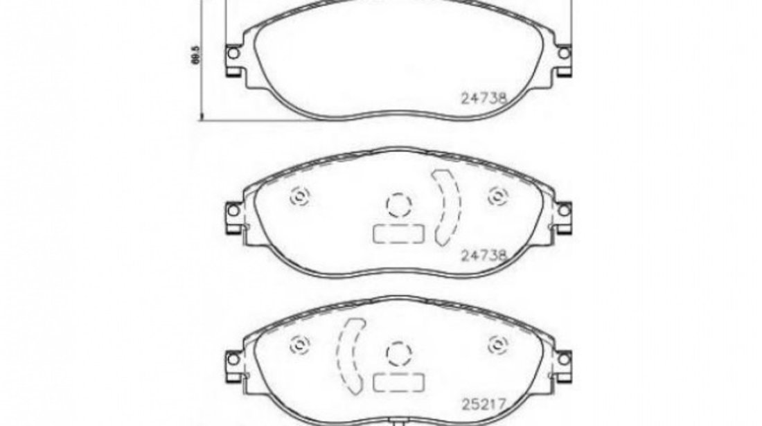 Set placute frana Seat LEON SC 2013- #2 2473803