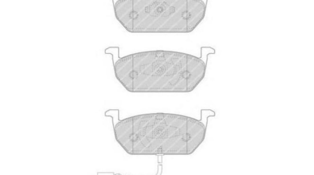 Set placute frana Skoda OCTAVIA Combi (5E5) 2012-2016 #3 573606D