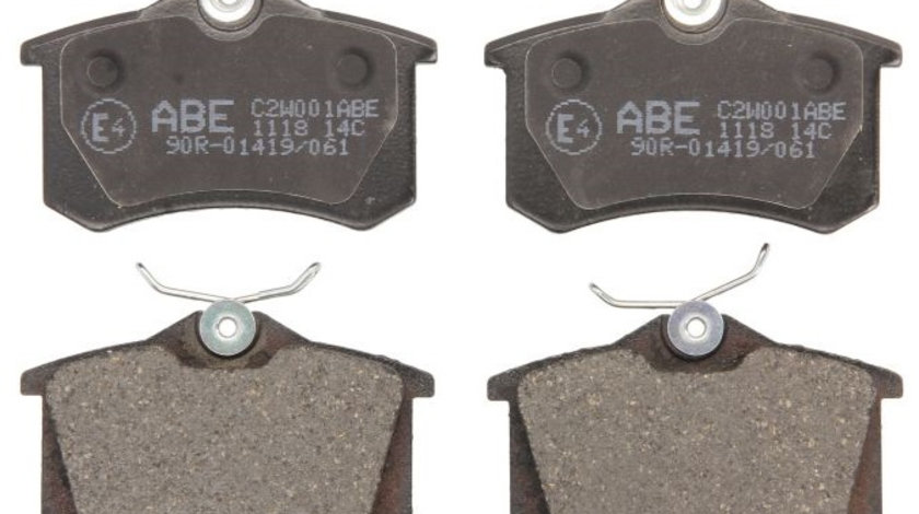 Set Placute Frana Spate Abe Audi A4 B5 1994-2001 C2W001ABE