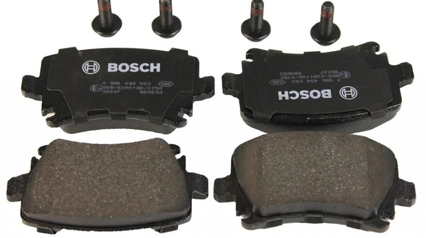 Set Placute Frana Spate Bosch Audi A4 B6 2000-2004 0 986 494 053
