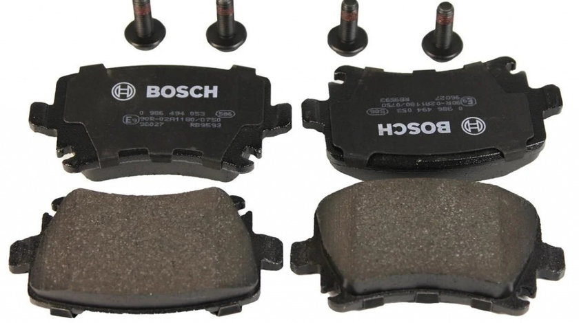 Set Placute Frana Spate Bosch Audi A4 B7 2004-2008 0 986 494 053