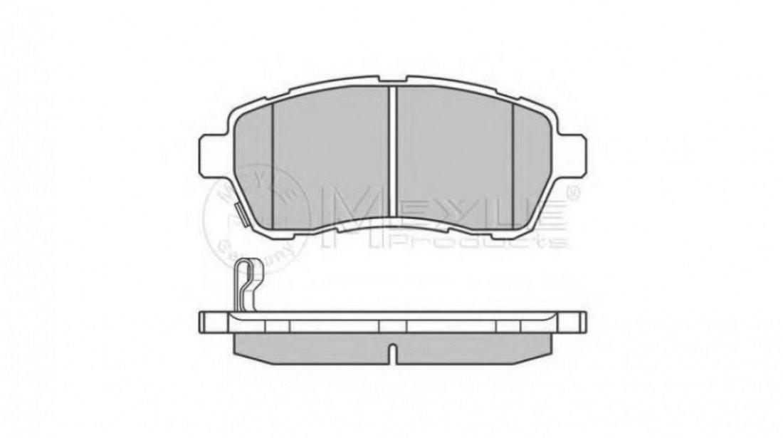 Set placute frana Suzuki SWIFT IV (FZ, NZ) 2010-2016 #2 0252428316