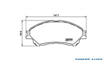 Set placute frana Suzuki SX4 S-Cross 2013-2016 #3 ...