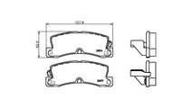 Set placute frana Toyota COROLLA hatchback (_E9_) ...