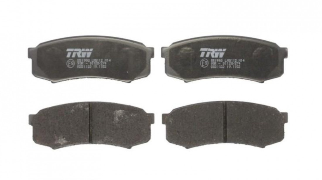 Set placute frana Toyota FJ CRUISER (2006->)[GSJ1_] #2 0252194715W