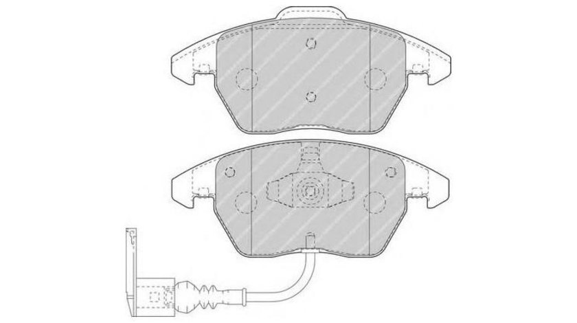 Set placute frana Volkswagen VW PASSAT (362) 2010-2014 #3 0986424797