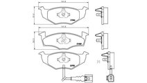 Set placute frana Volkswagen VW POLO (9N_) 2001-20...