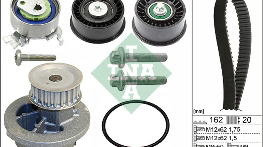 Set pompa apa + curea dintata (530044132 INA) CHEVROLET,HOLDEN,OPEL,VAUXHALL