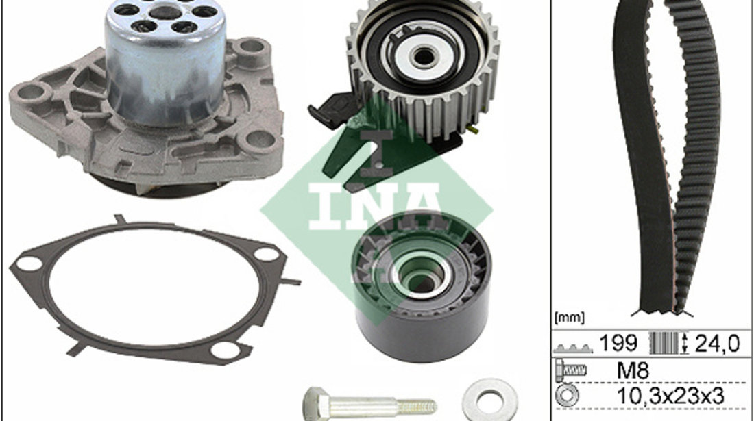 Set pompa apa + curea dintata (530062830 INA) ALFA ROMEO,FIAT