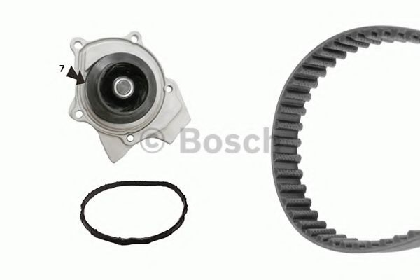 Set pompa apa + curea dintata AUDI A3 (8P1) (2003 - 2012) BOSCH 1 987 946 483 piesa NOUA