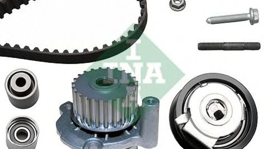 Set pompa apa + curea dintata AUDI A3 Sportback (8PA) (2004 - 2013) INA 530 0445 31 piesa NOUA