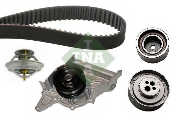 Set pompa apa + curea dintata AUDI A6 Avant (4A, C4) (1994 - 1997) INA 530 0158 30 piesa NOUA