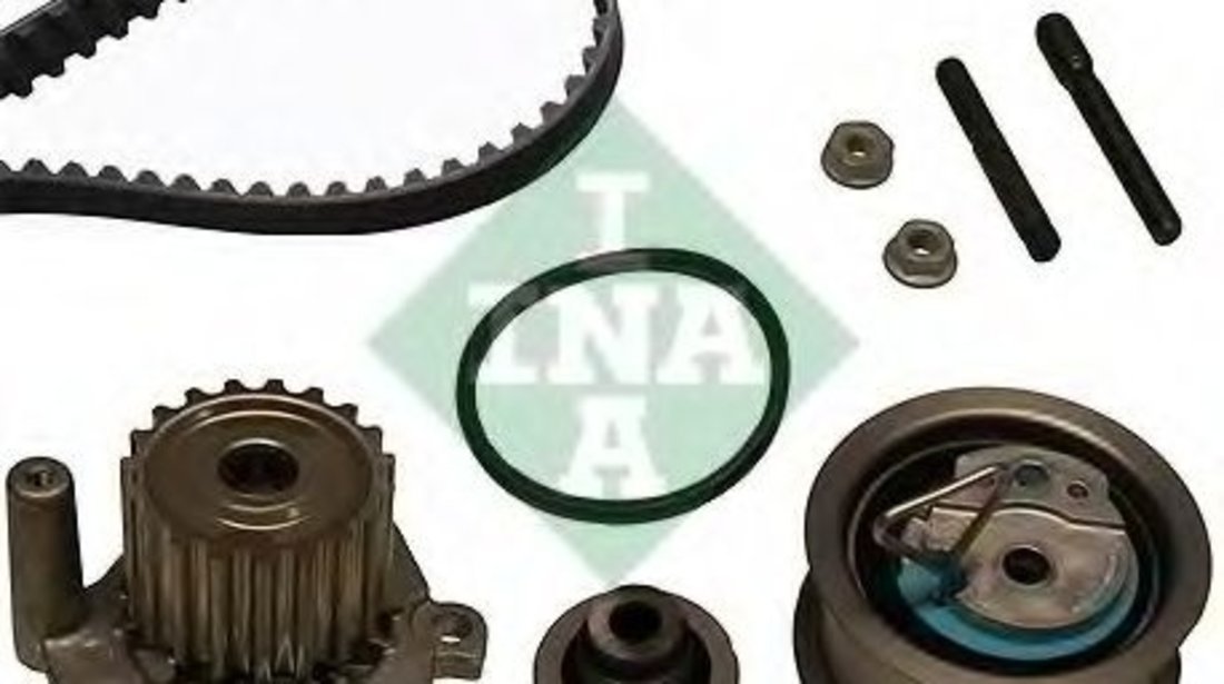 Set pompa apa + curea dintata AUDI A6 Avant (4B5, C5) (1997 - 2005) INA 530 0201 32 piesa NOUA