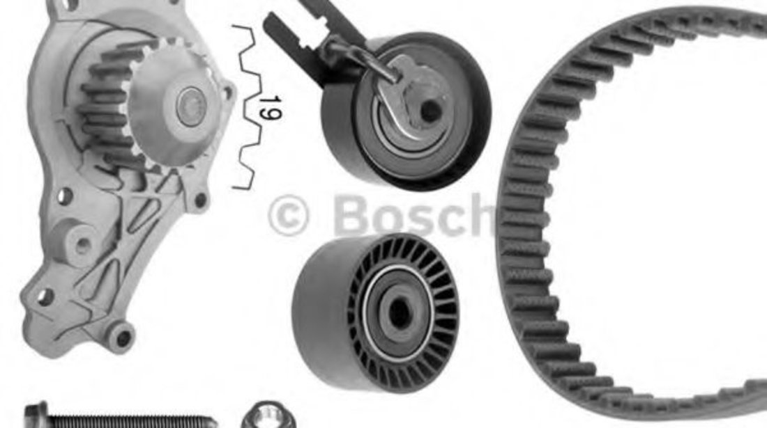 Set pompa apa + curea dintata CITROEN BERLINGO caroserie (B9) (2008 - 2016) BOSCH 1 987 948 721 piesa NOUA