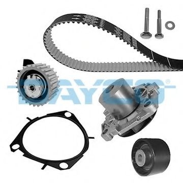 Set pompa apa + curea dintata FIAT BRAVO II (198) (2006 - 2016) DAYCO KTBWP7610 piesa NOUA