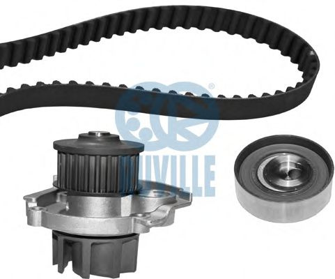 Set pompa apa + curea dintata FIAT DOBLO Microbus (223, 119) (2001 - 2016) RUVILLE 56015701 piesa NOUA