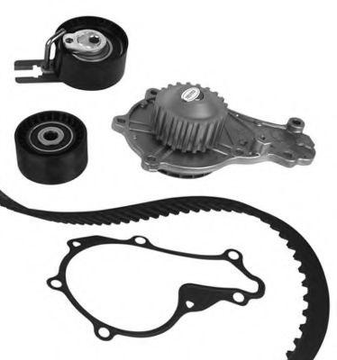 Set pompa apa + curea dintata FORD FIESTA V (JH, JD) (2001 - 2010) GRAF KP859-1 piesa NOUA