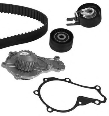 Set pompa apa + curea dintata FORD FUSION (JU) (2002 - 2012) GRAF KP938-1 piesa NOUA