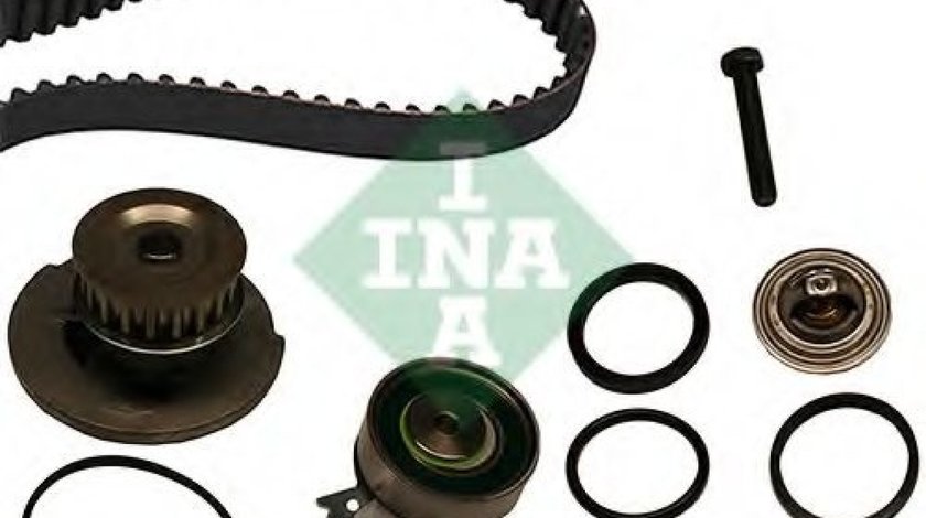 Set pompa apa + curea dintata OPEL ASTRA F Hatchback (53, 54, 58, 59) (1991 - 1998) INA 530 0004 30 piesa NOUA