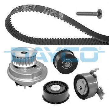 Set pompa apa + curea dintata OPEL ASTRA G Combi (F35) (1998 - 2009) DAYCO KTBWP3610 piesa NOUA