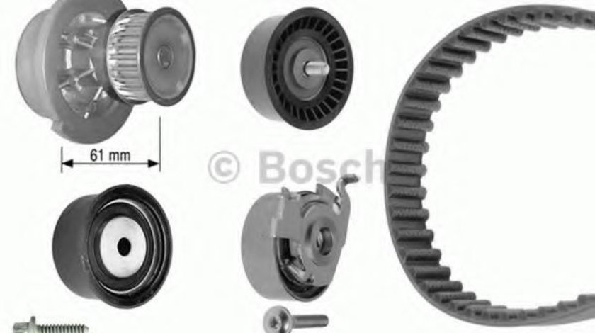 Set pompa apa + curea dintata OPEL ASTRA G Combi (F35) (1998 - 2009) BOSCH 1 987 948 738 piesa NOUA