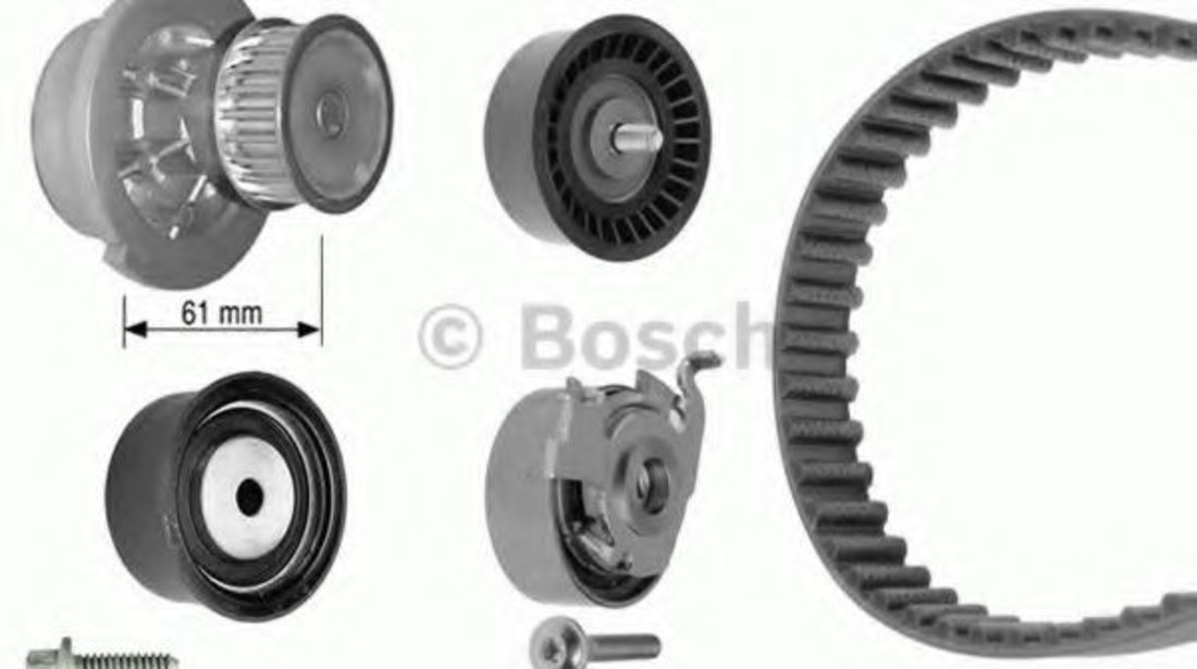 Set pompa apa + curea dintata OPEL ASTRA G Limuzina (F69) (1998 - 2009) BOSCH 1 987 948 738 piesa NOUA