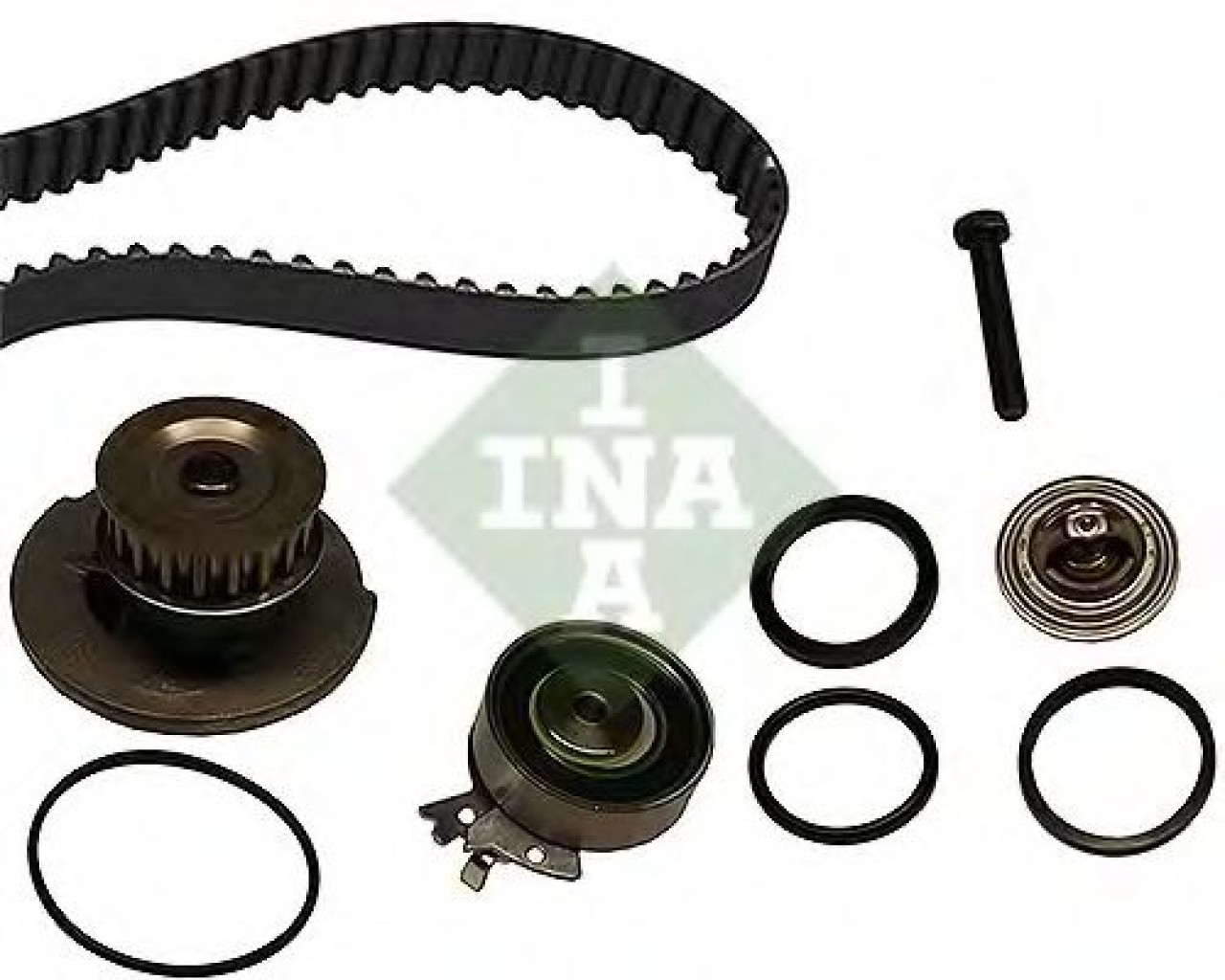 Set pompa apa + curea dintata OPEL MERIVA (2003 - 2010) INA 530 0004 31 piesa NOUA